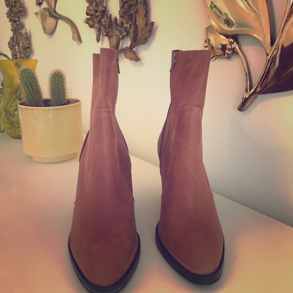 Farylrobin for Anthropologie Ruth boot w heel sz40